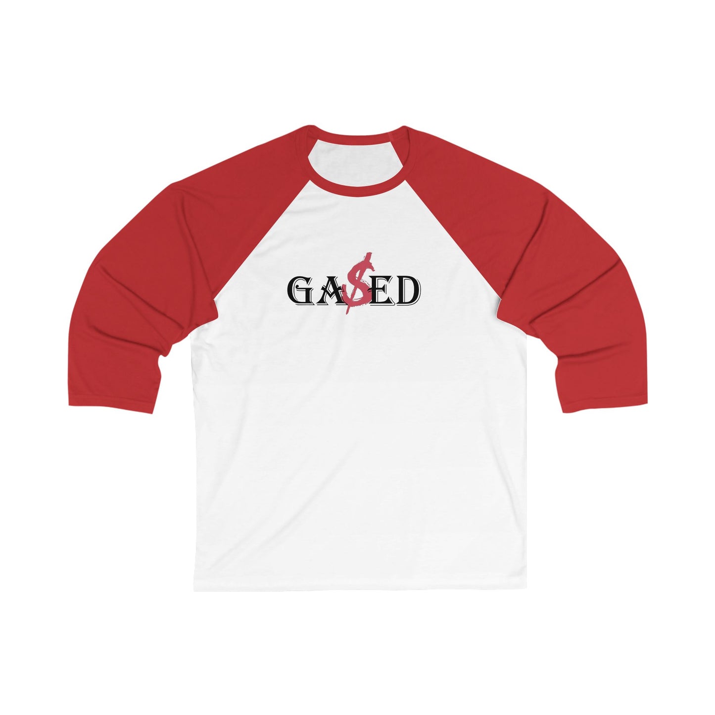 GA$ED  3\4 Sleeve Baseball Tee